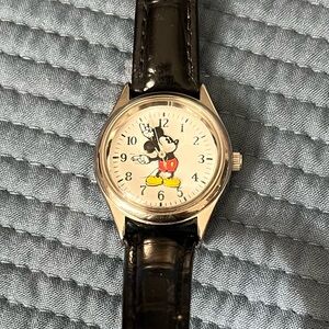 Disney Black and White Mickey Mouse Watch